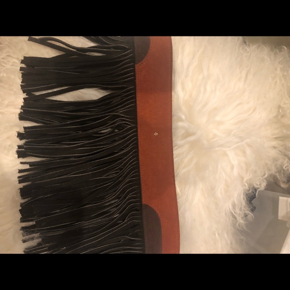 Rag & Bone suede “Sami” fringe belt - Picture 6 of 7